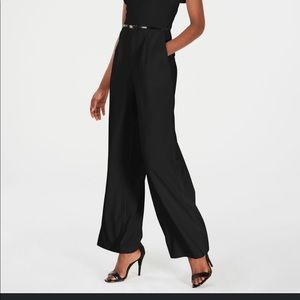 Burgundy Ruffled sleeves jumpsuit